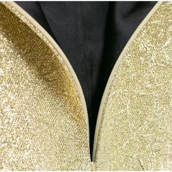 Robe sequin courte élégante pour soirées : Lumière – Image 4