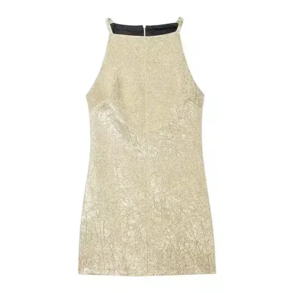 Robe sequin courte élégante pour soirées : Lumière – Image 3