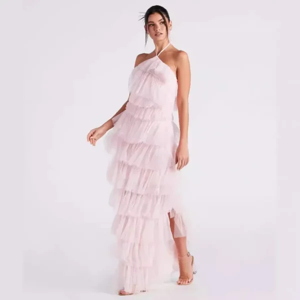 Robe froufrou à volant élégante : Sophie