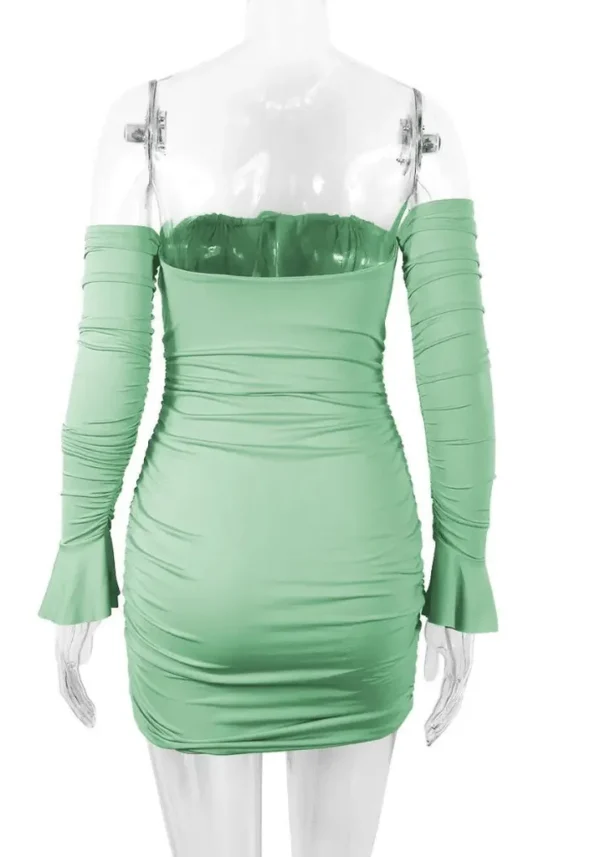 Robe de soirée vert d'eau : Marine – Élégance et Sophistication – Image 5