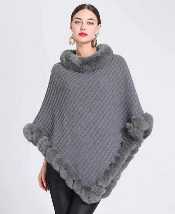 Poncho moumoute cosy : Alizée – Image 5