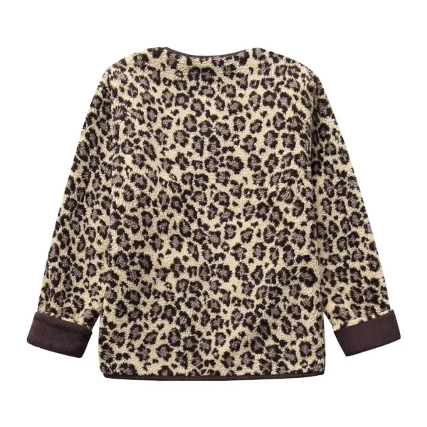 Veste moumoute leopard tendance et confortable : Savannah – Image 4