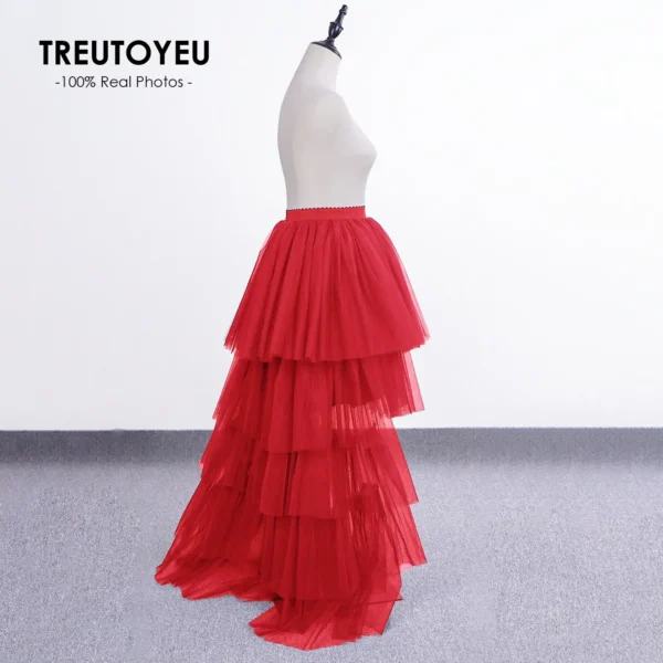 Jupe tulle asymétrique élégante : Cléa – Image 6