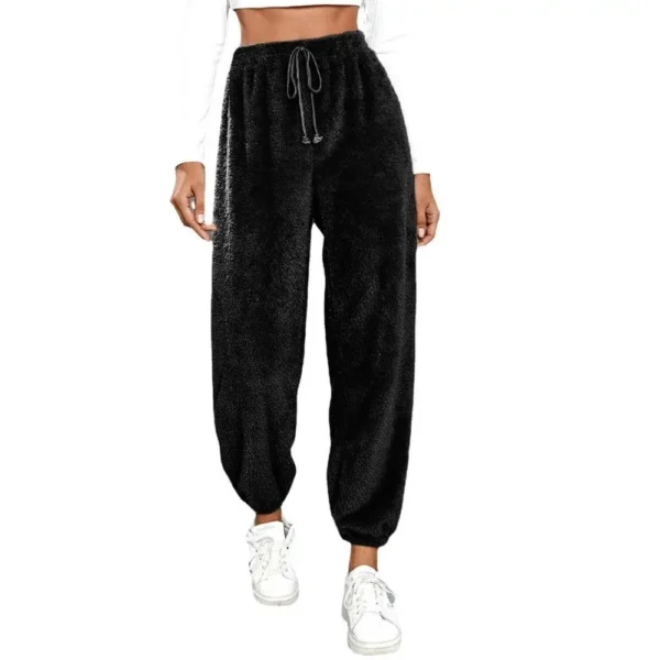 Pantalon fourré femme coupe ajustée : Elara – Image 2