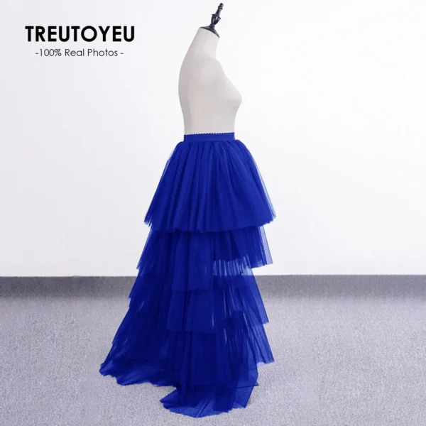 Jupe tulle asymétrique élégante : Cléa – Image 3