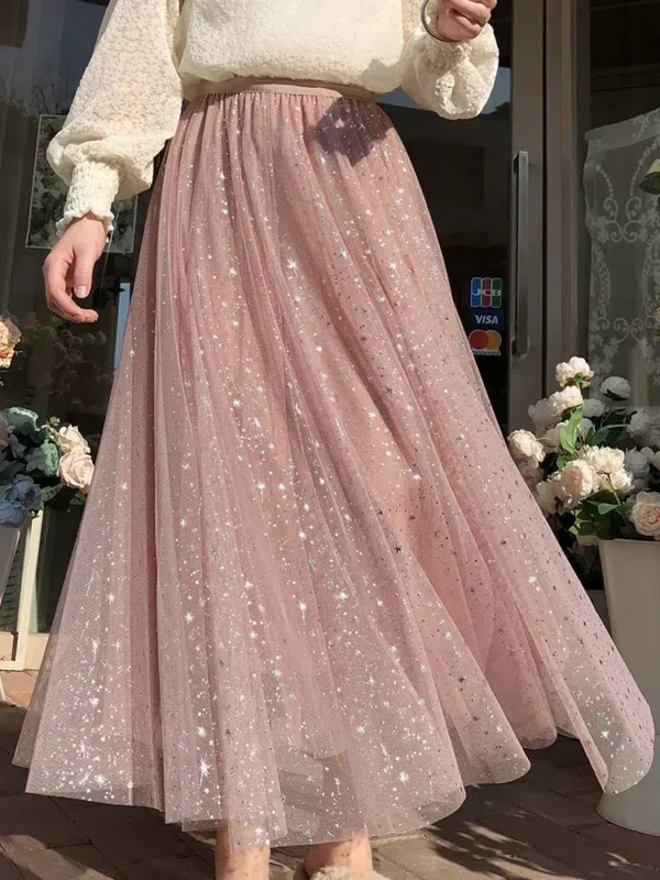 Jupe tulle pailleté femme : Stella – Image 2