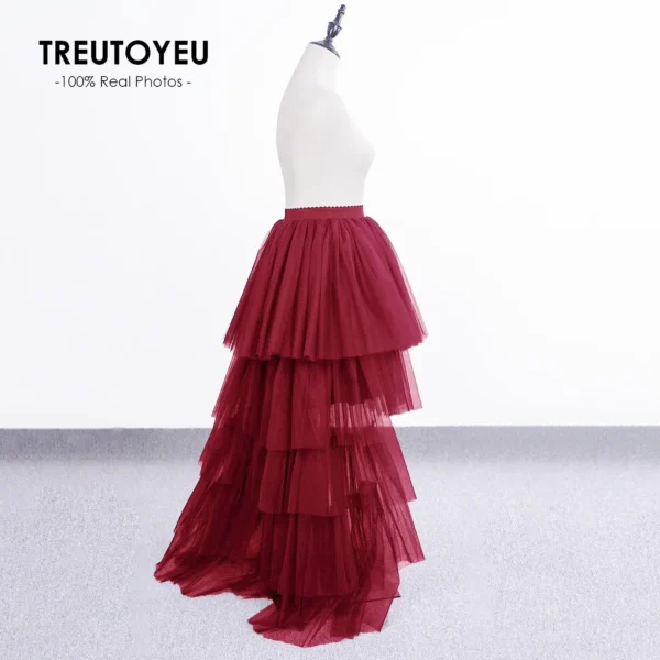 Jupe tulle asymétrique élégante : Cléa – Image 8