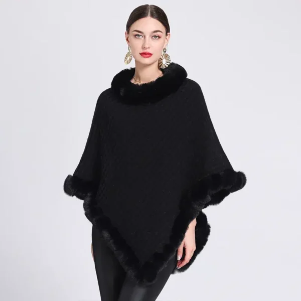 Poncho moumoute cosy : Alizée – Image 3