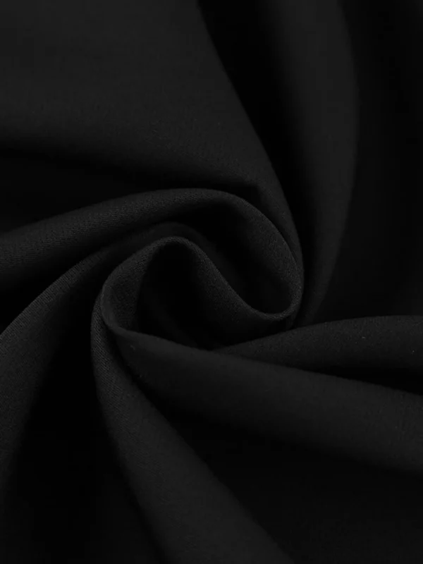 Robe tailleur noir manche longue : Élise – Image 10